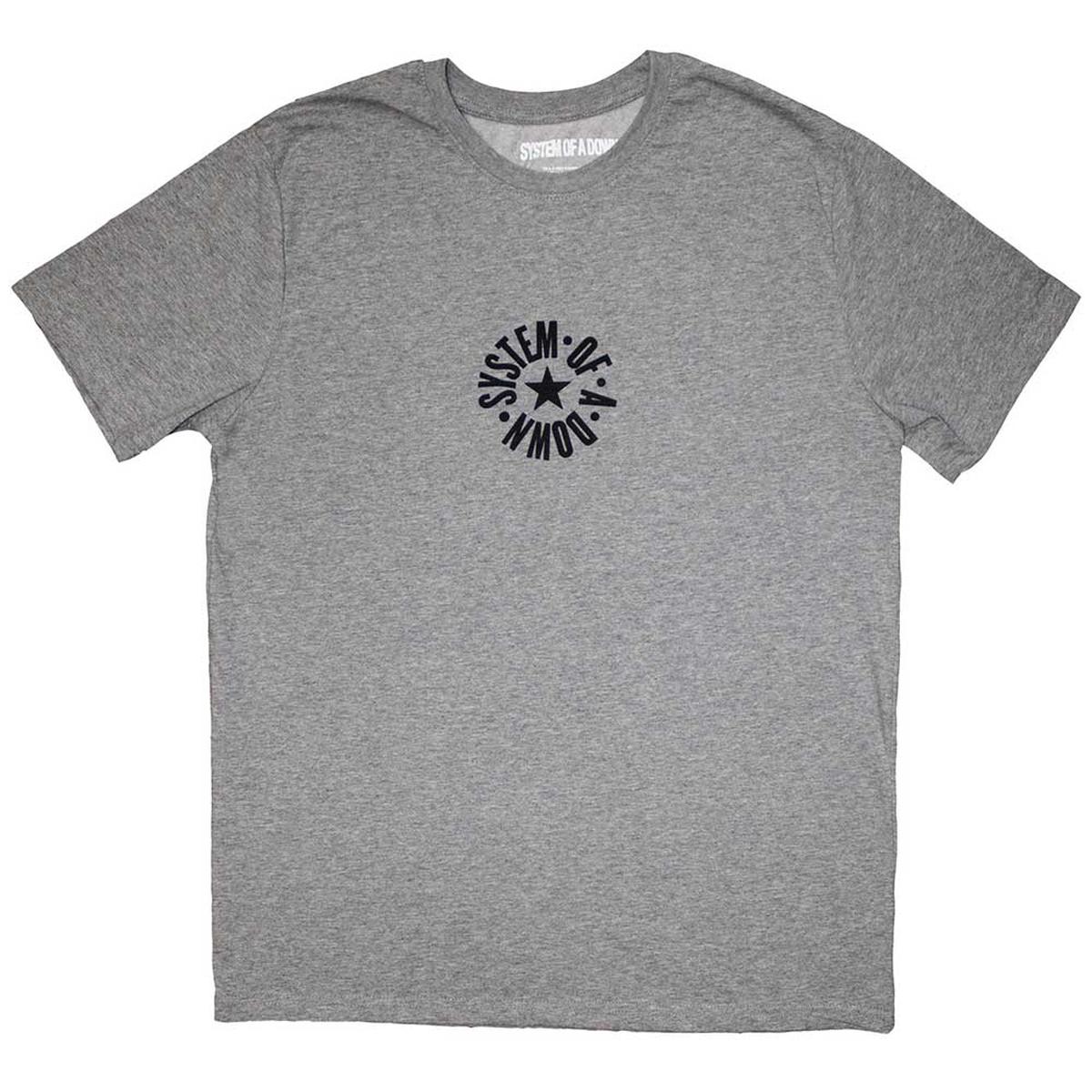 System Of A Down Mini Circle Logo - Grey | M