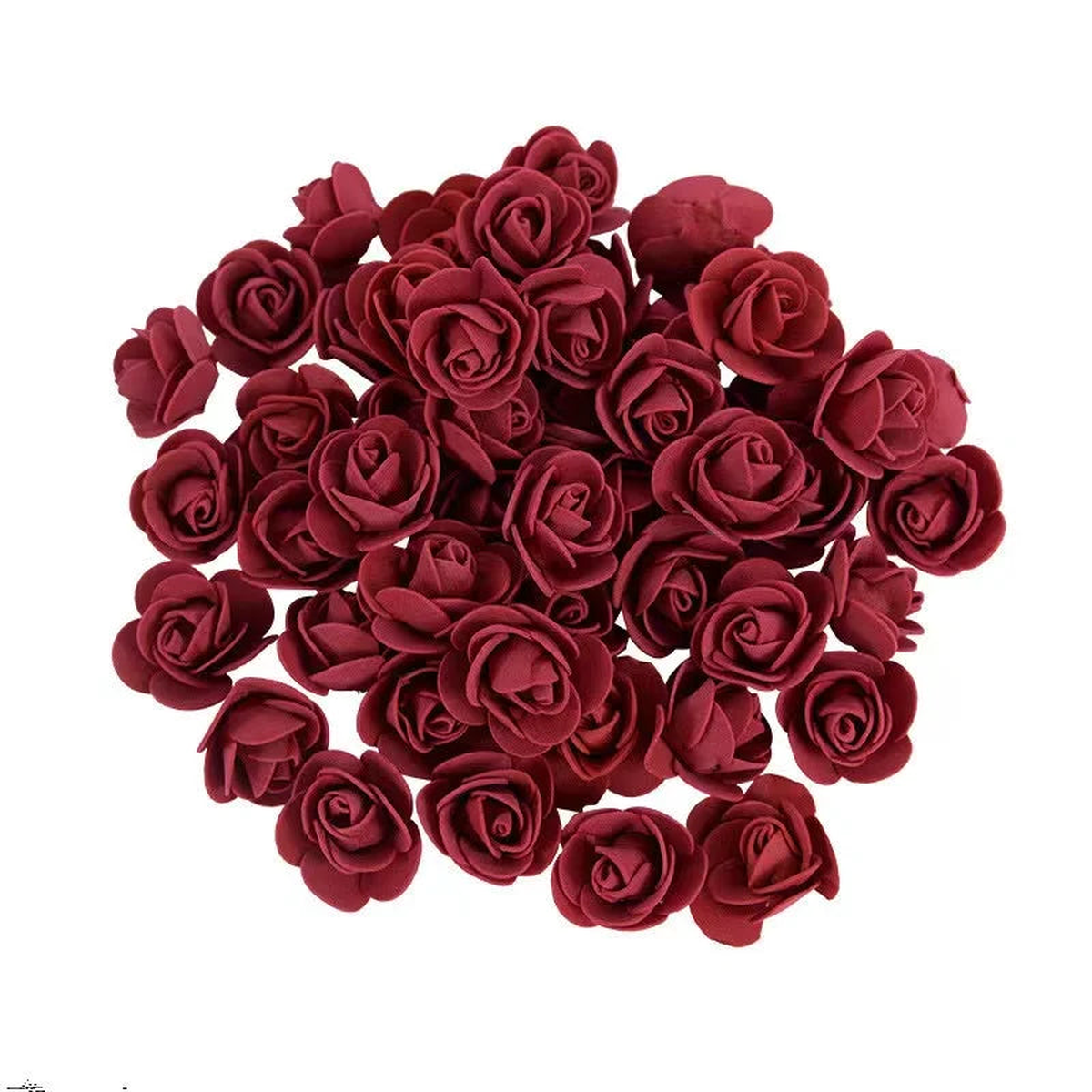 50~500Pcs 3.5cm PE Foam Rose Head Artificial Flower For Wedding Birthday Party Home Decor DIY Bear Rose Valentines Day Gifts - F12 | 200PCS