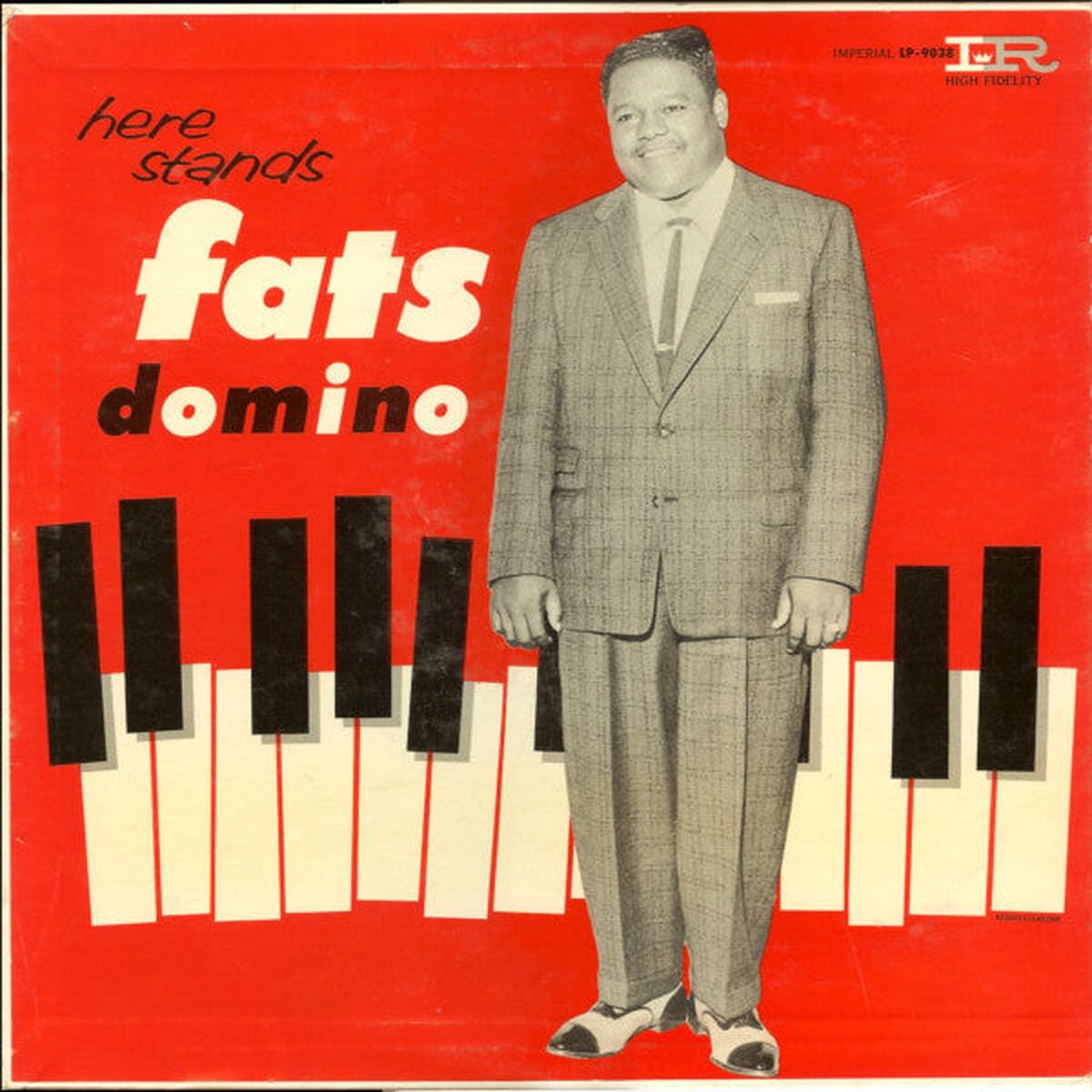 Fats Domino - Here Stands Fats Domino (LP, Album, Mono) (G+)