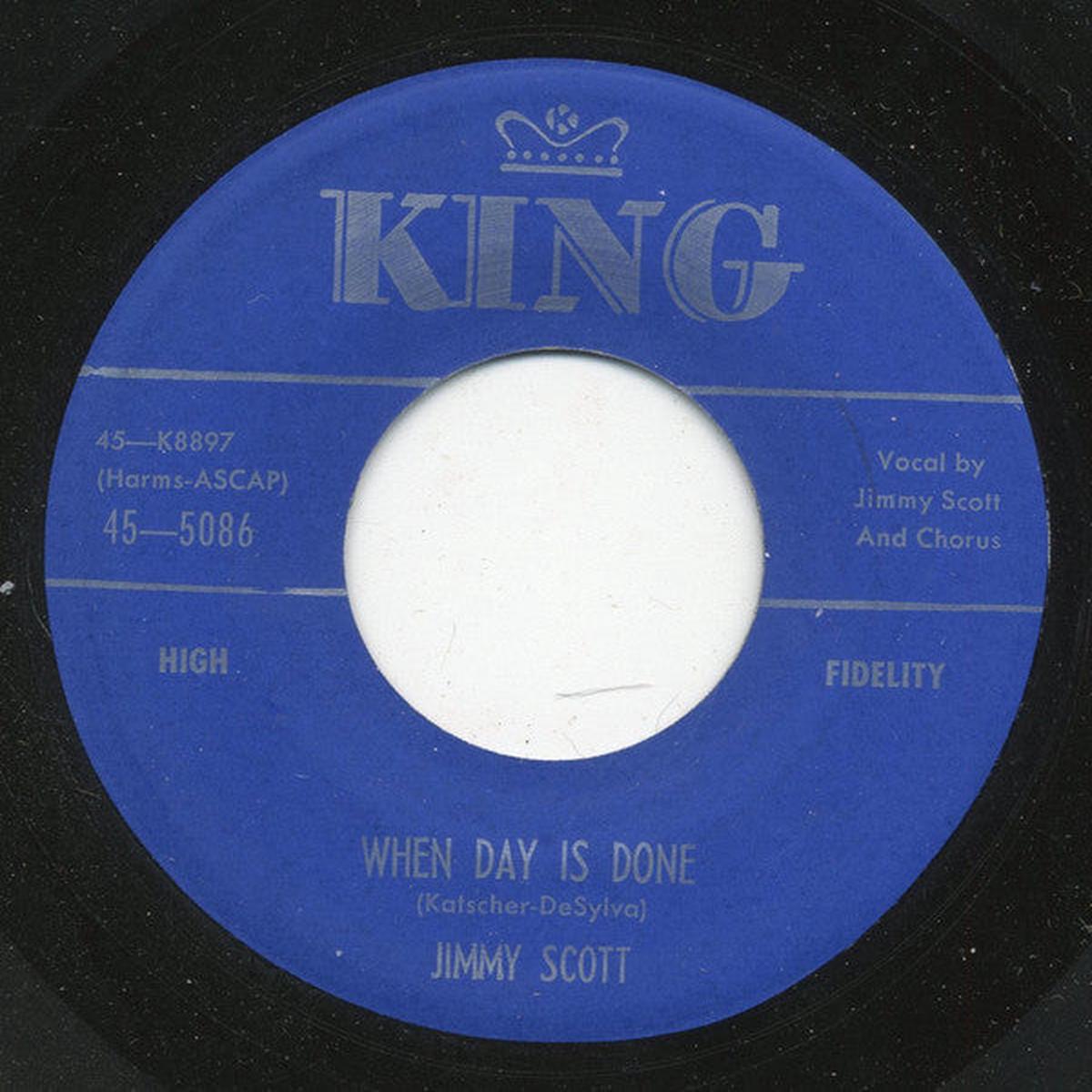 Jimmy Scott - When Day Is Done / What Sin (7", Single) (G+)