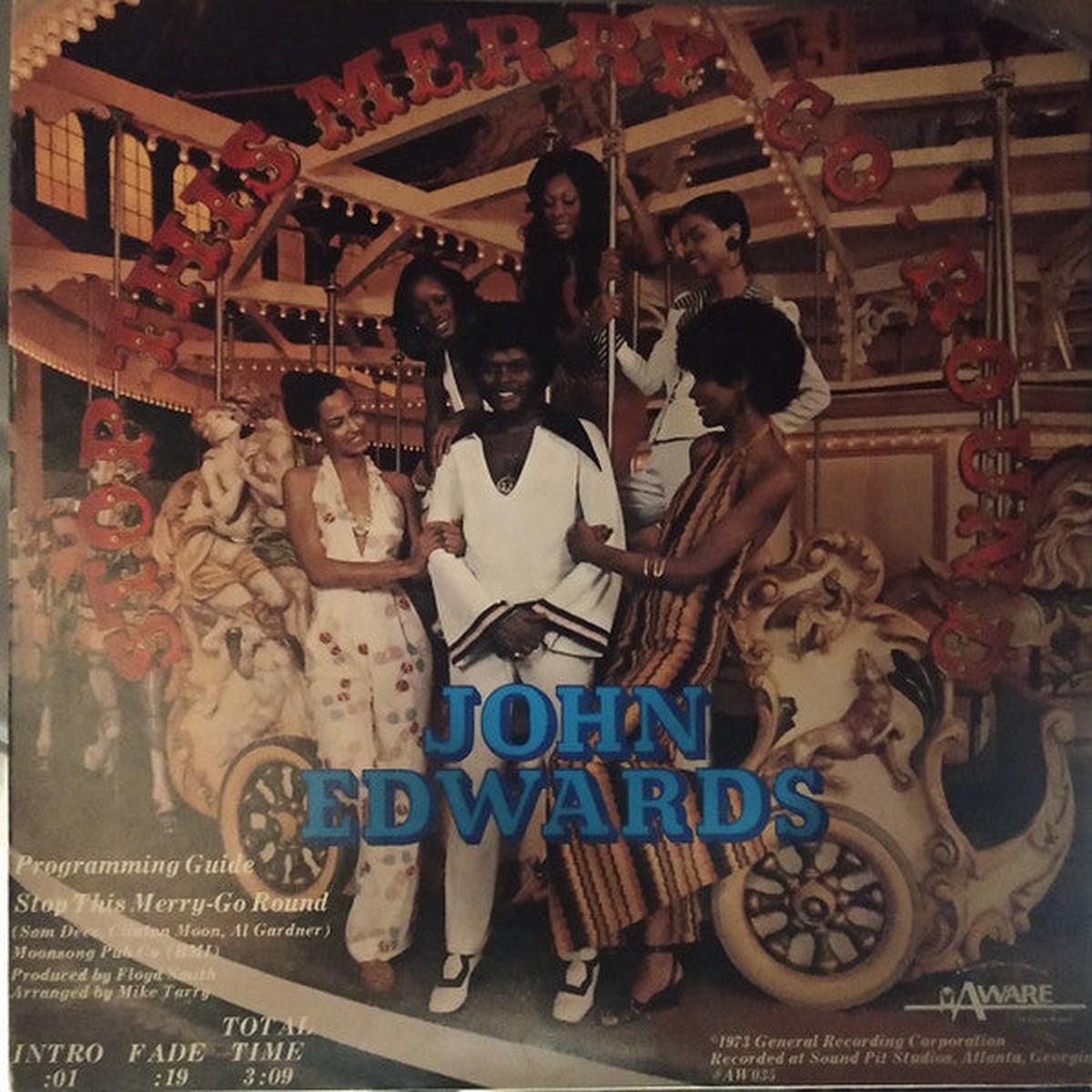 John Edwards - Stop This Merry-Go-Round (7", Mono, Promo) (NM or M-)