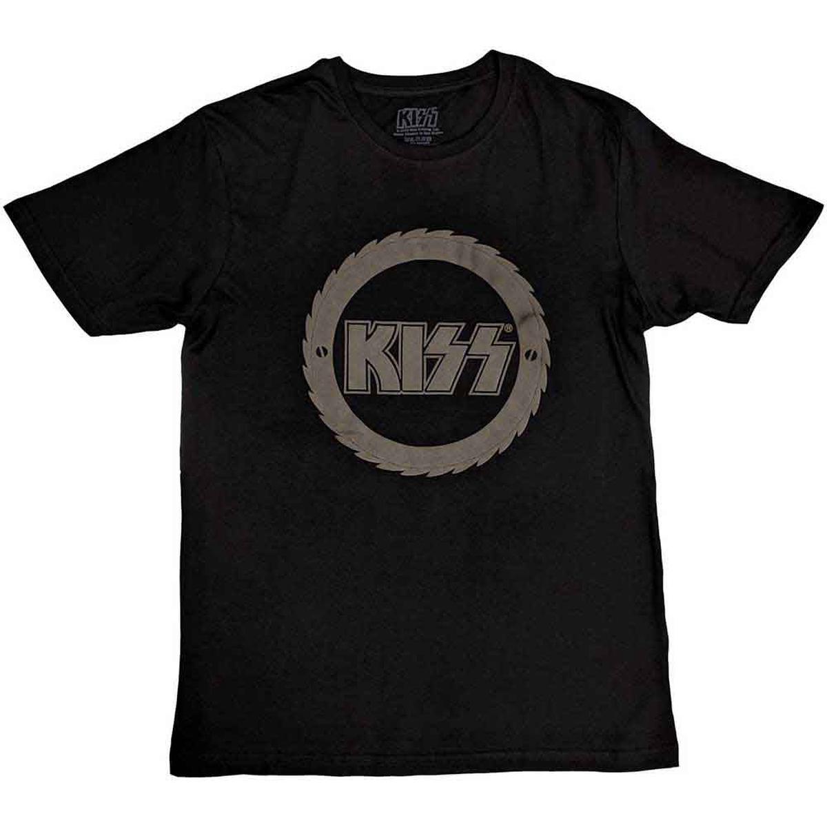 Kiss Buzzsaw Logo - Black | L