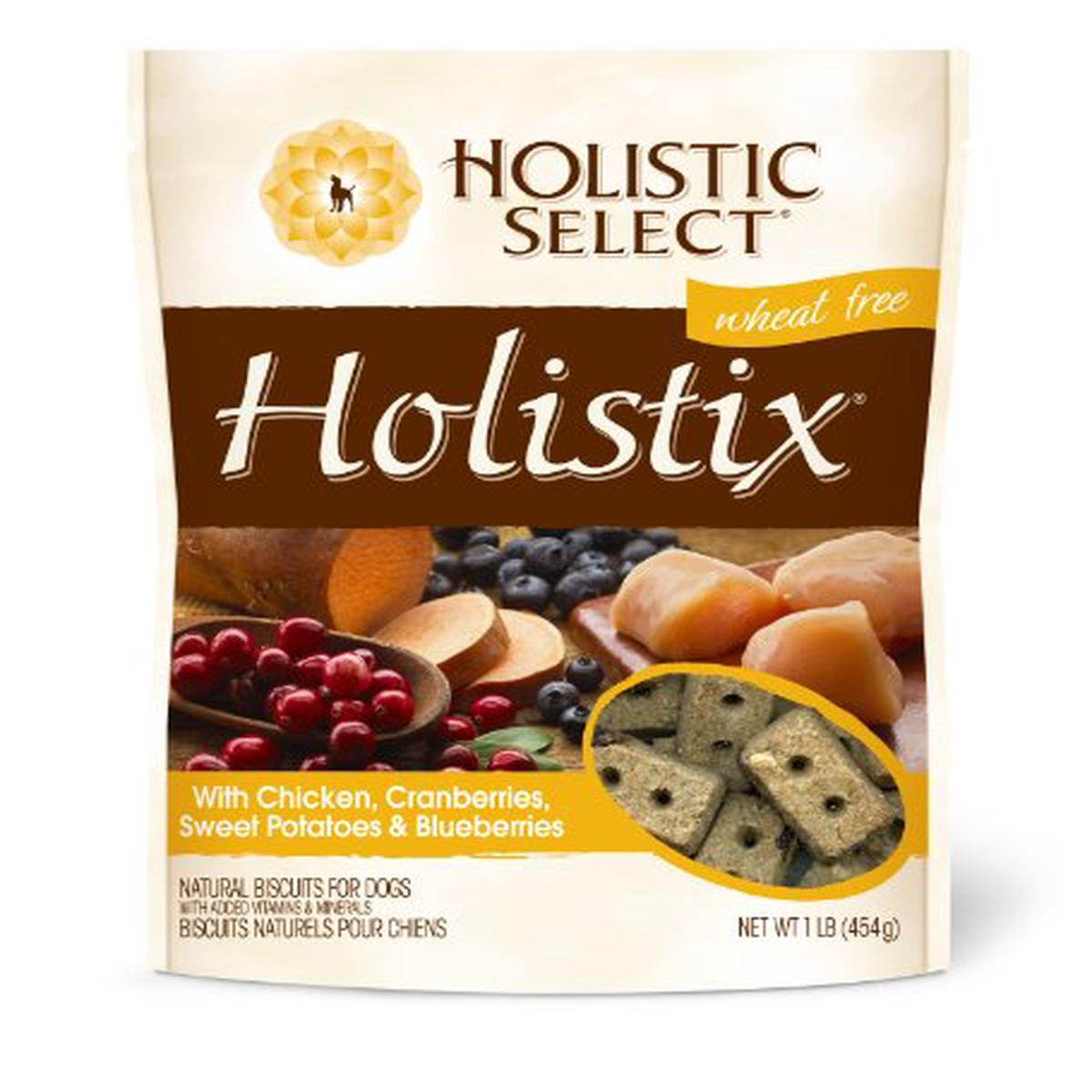 Holistix chicken, Cranberries, Sw. Pot & Blueberries Dog Treats 8x1lb - Default Title