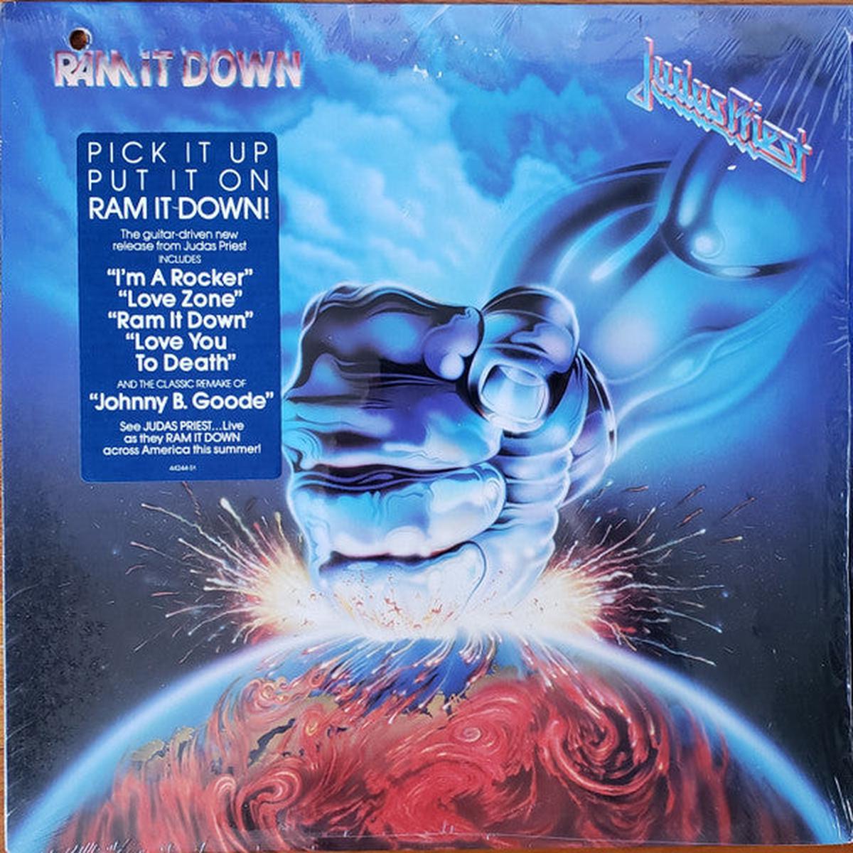 Judas Priest - Ram It Down (LP, Album) (NM or M-)