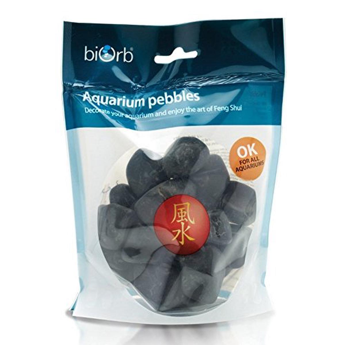 ReefOne BiOrb Decorative Feng Shui Pebbles Pack - Midnight Black