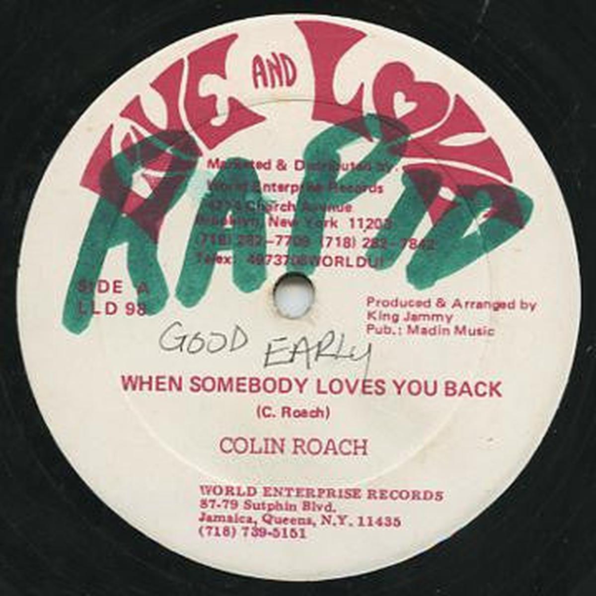 Colin Roach - When Somebody Loves You Back (12") (VG)