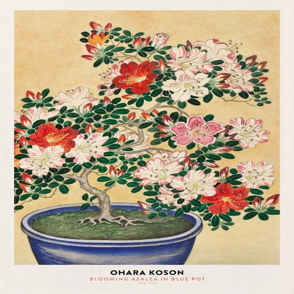 Minimalist Japanese Artist Exhibition Posters Print Ohara Koson Canvas Painting Abstract Wall Art Pictures Read Room Decor - 11 | 50x70cm No Frame