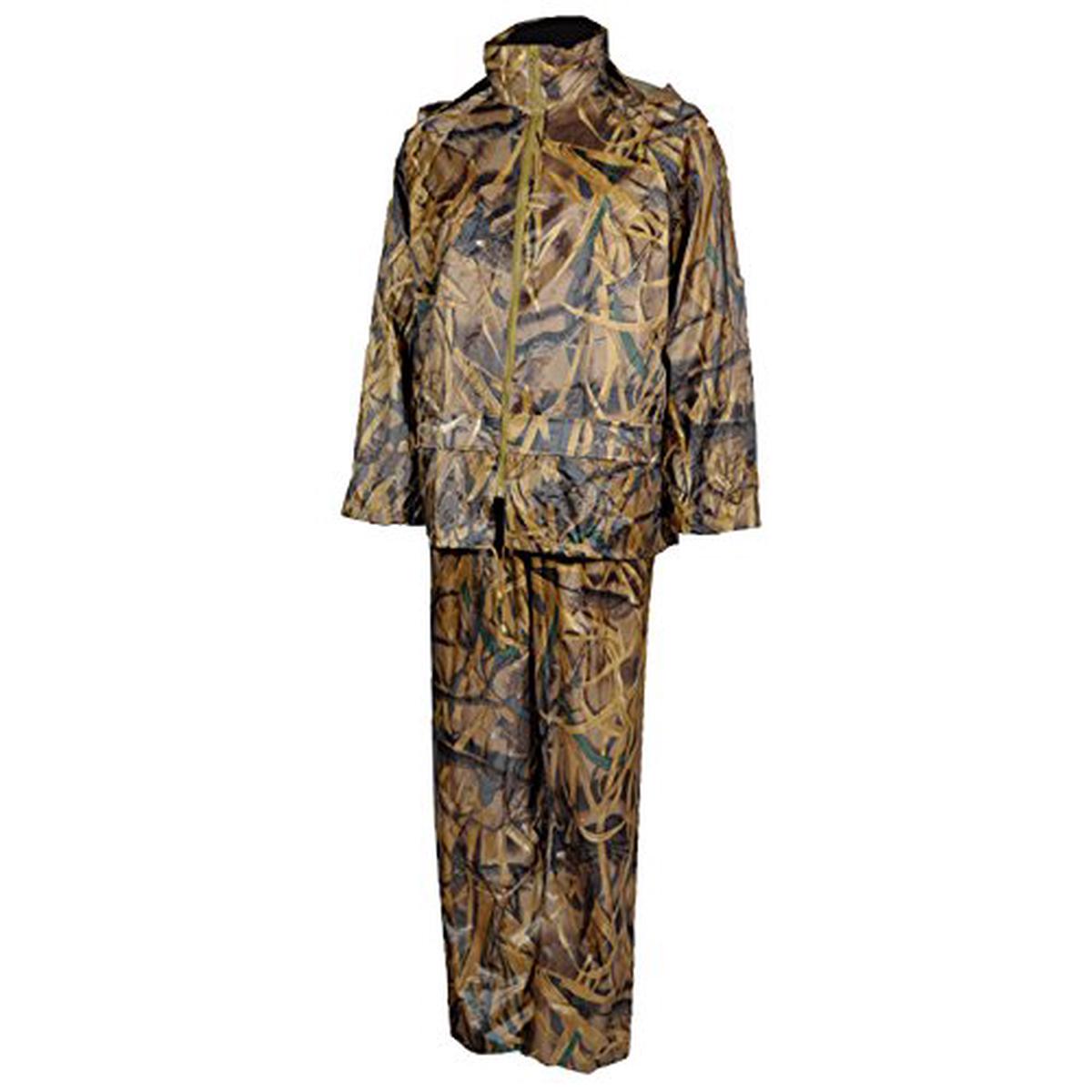 Naturmania A150JP Action 2 Piece Polyester/Pvc Rainsuit (Grass Camo, Large) - Default Title