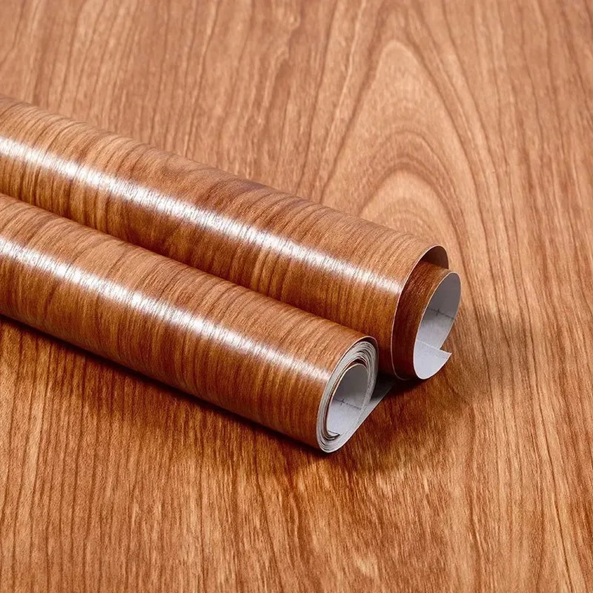 40CM Thickened Waterproof Wood Grain Stickers Self-adhesive PVC Wardrobe Cabinet Desktop Modern Furniture Decorative Wallpaper  - GBD | 40cm x 10m