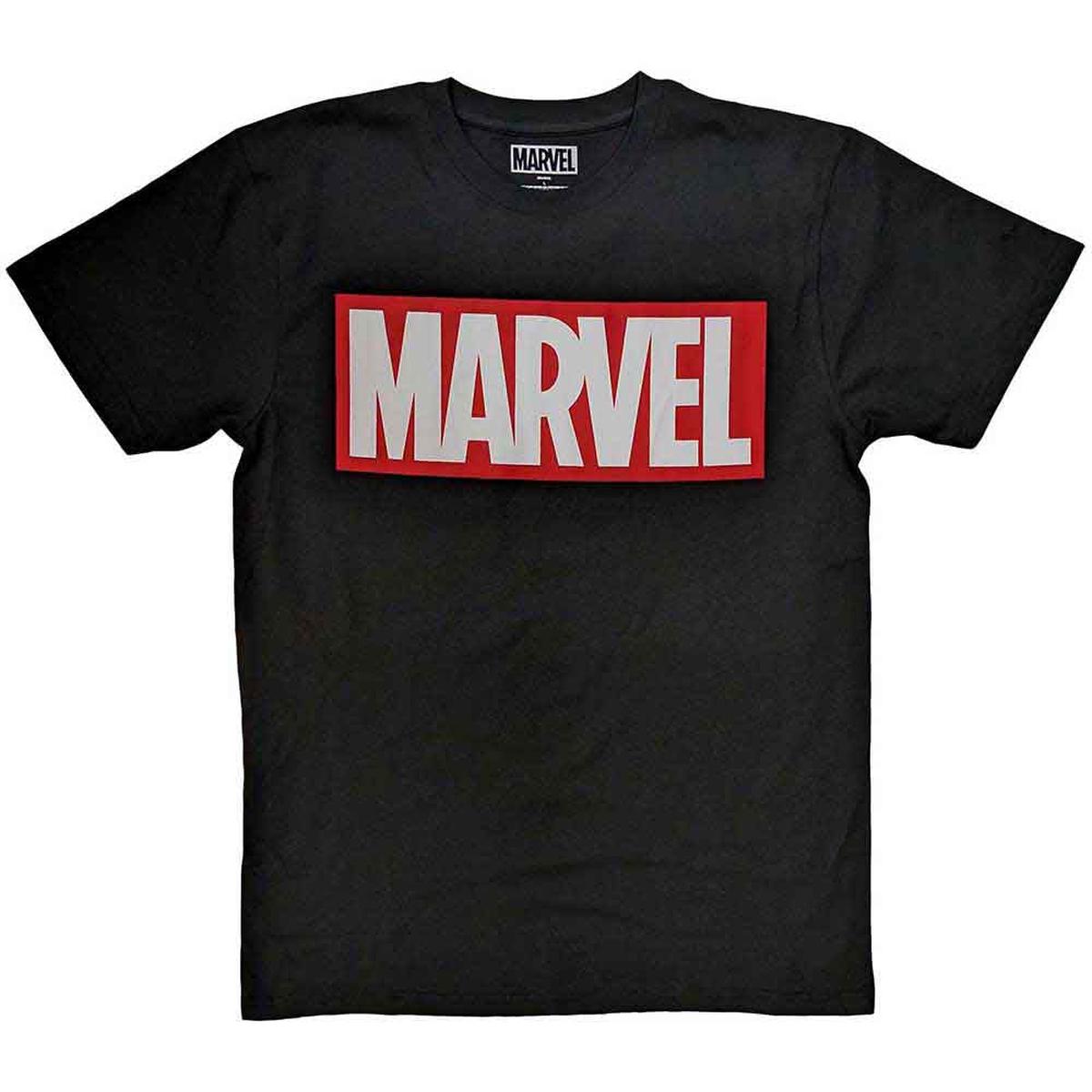 Marvel Comics Box Logo - Black | S