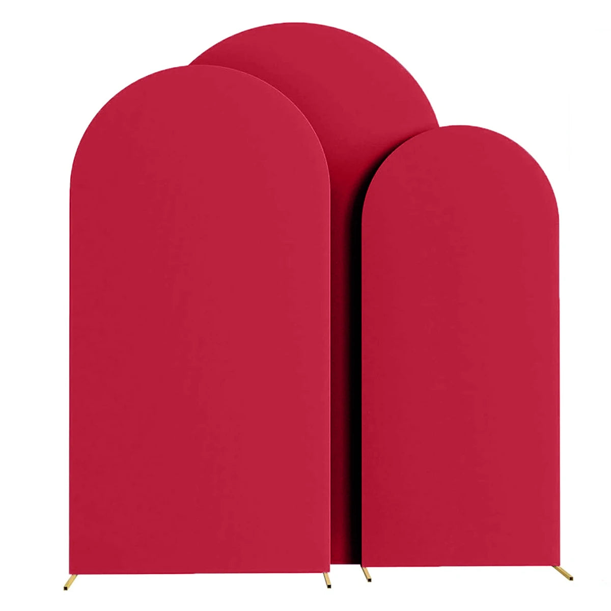 1Pc Arch Stand Cover Wedding Flower Door Decoration Polyester Elastic Set Background Cover Prop Used for Banquet (Without Shelf) - O (Only Cover) | 65X150cm(5Ft)