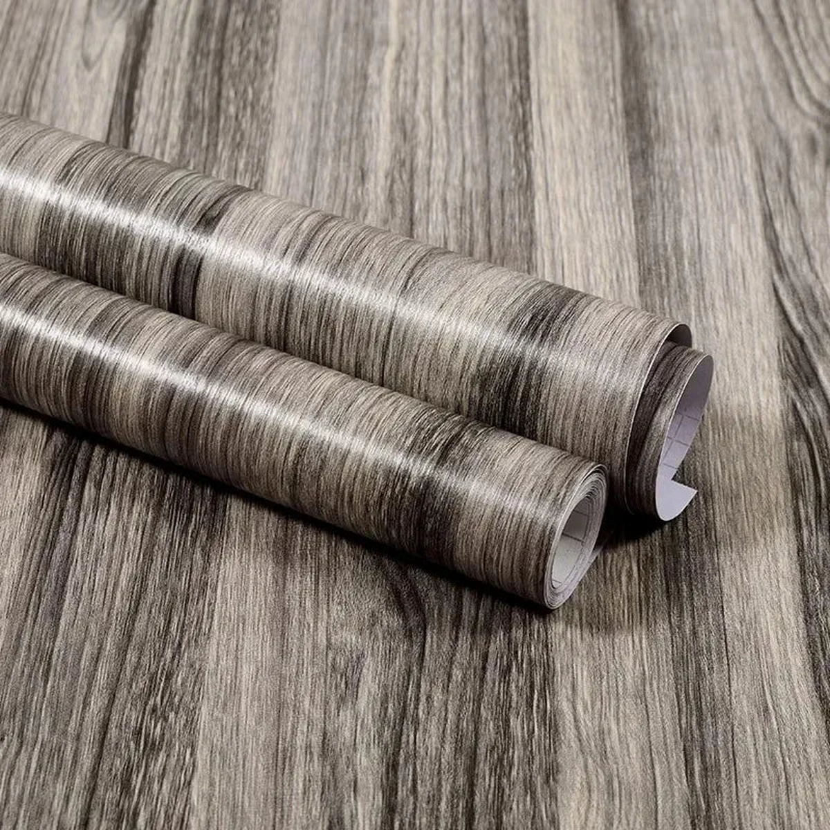 40CM Thickened Waterproof Wood Grain Stickers Self-adhesive PVC Wardrobe Cabinet Desktop Modern Furniture Decorative Wallpaper  - WM | 40cm x 10m