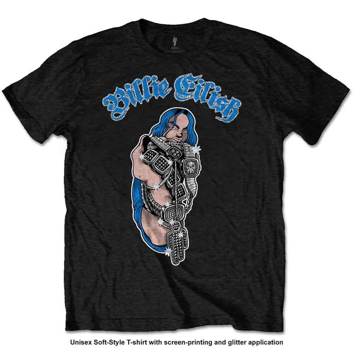 Billie Eilish Bling - Black | 3XL