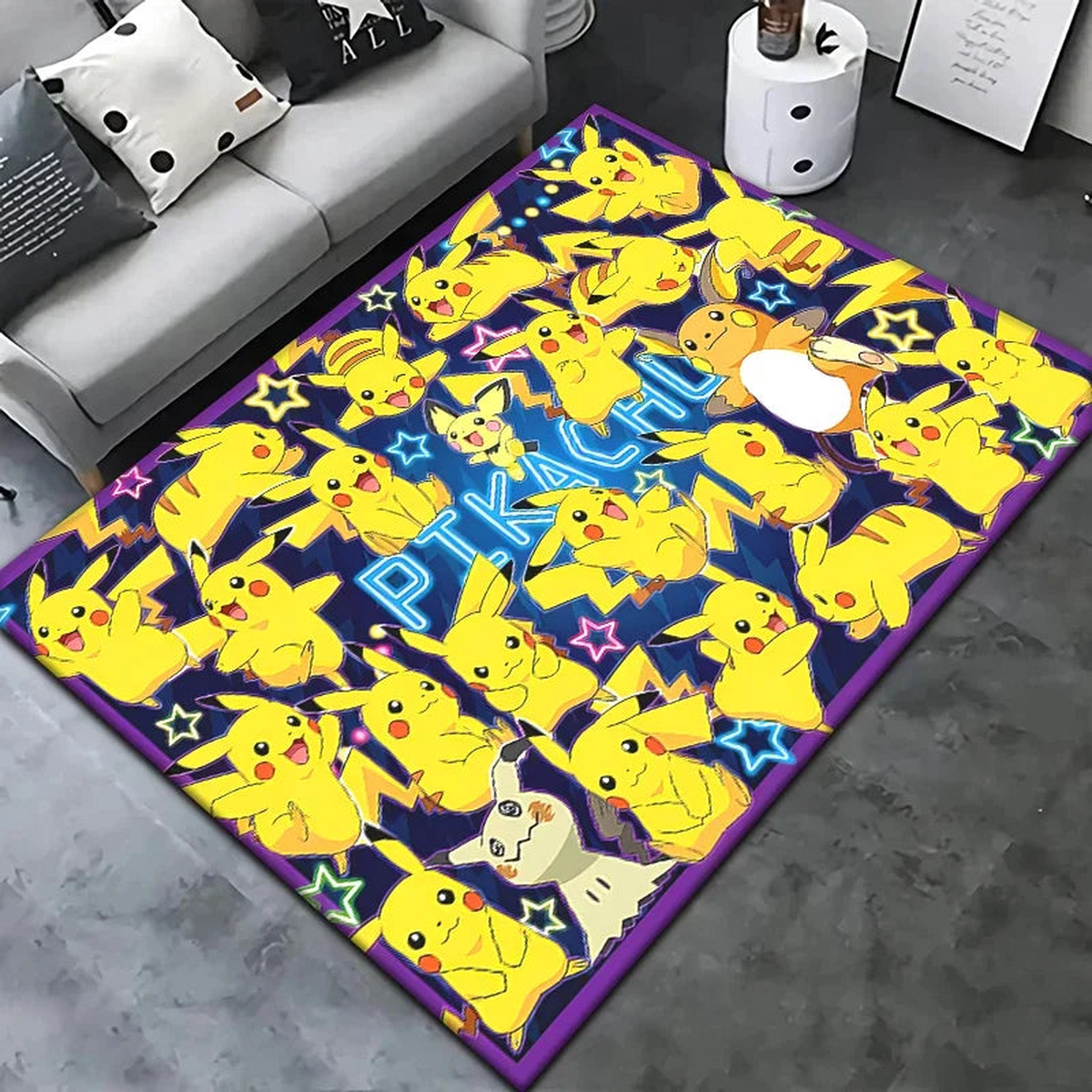 Pokemon Pikachu Cartoon Carpet Rug for Living Room Bedroom Decoration Picnic Camp Kitchen Carpet Crawling Carpet Decoration - model7 | 60x90cm (23x35 in)