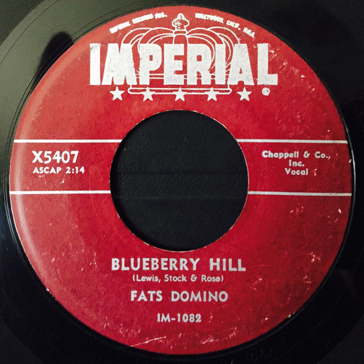 Fats Domino - Blueberry Hill (7", Single, Mar) (VG+)