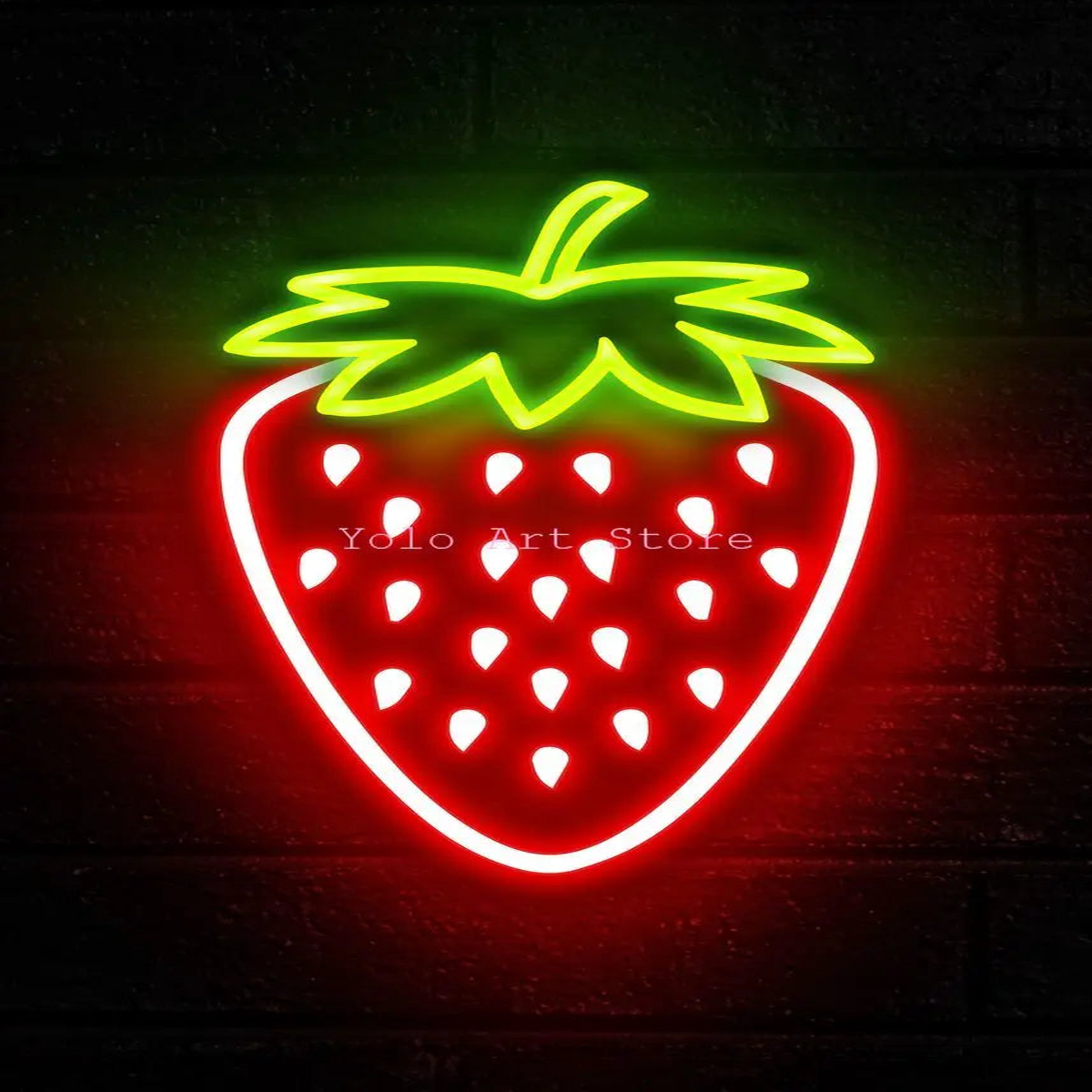 Pop Neon Signs Coin Basketball Fruit Banana Poster and Prints Canvas Printing Wall Art Picture for Living Room Kitchen Bar Decor - 30X40cm Unframed | 19