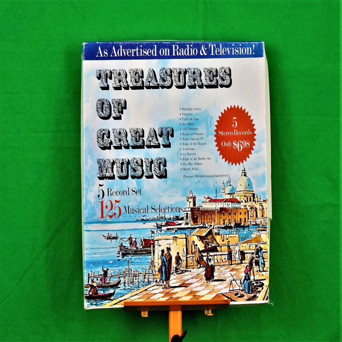 LP Vinyl Record Sets - Record Marketing Corp. - Treasures of Great Music