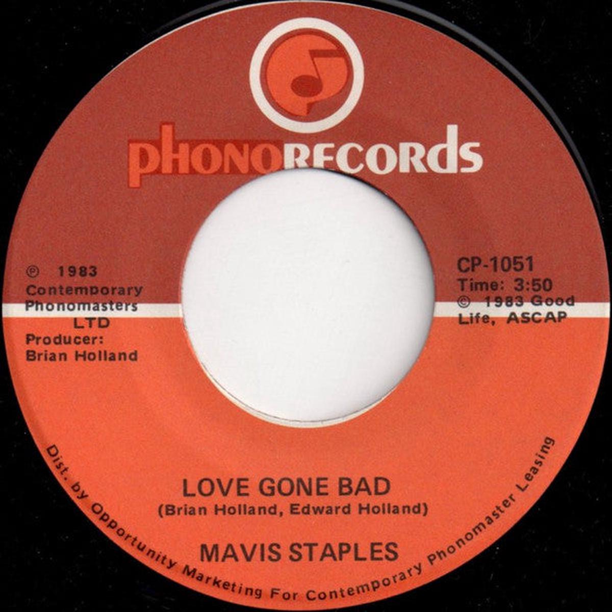 Mavis Staples - Love Gone Bad (7", Single) (VG+)