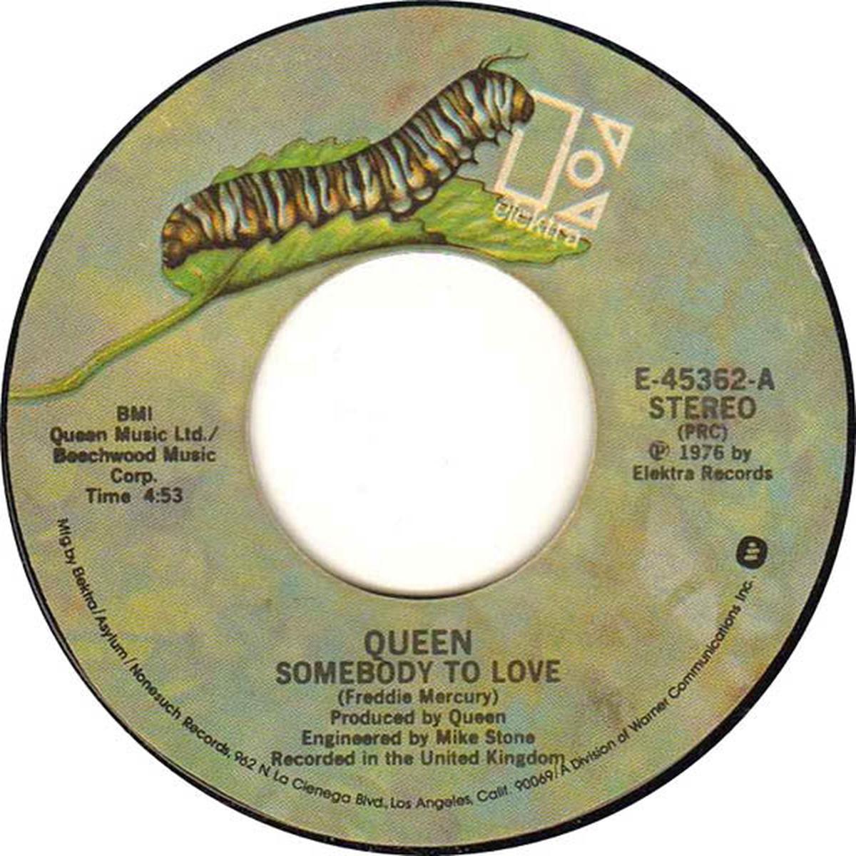 Queen - Somebody To Love (7", Single, Styrene, Cat) (NM or M-)