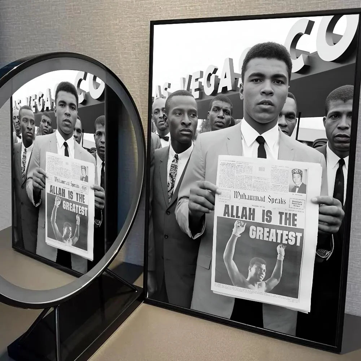 1PC Muhammad Ali Poster Poster Paper Print Home Living Room Bedroom Entrance Bar Cafe Art Painting Decoration - z9 | 40x60cm No Frame