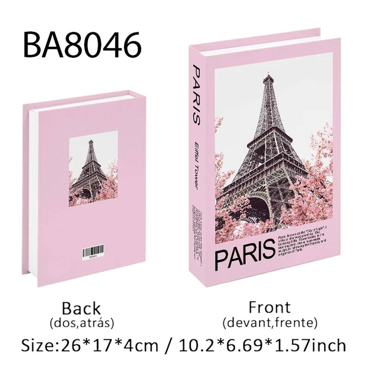 Open Fake Book Storage Box Luxury Decorative Books Ornament Coffee Table Books Shelf Home Interior decoration Bedroom Gift Decor - BA8046 | OPEN | China Mainland