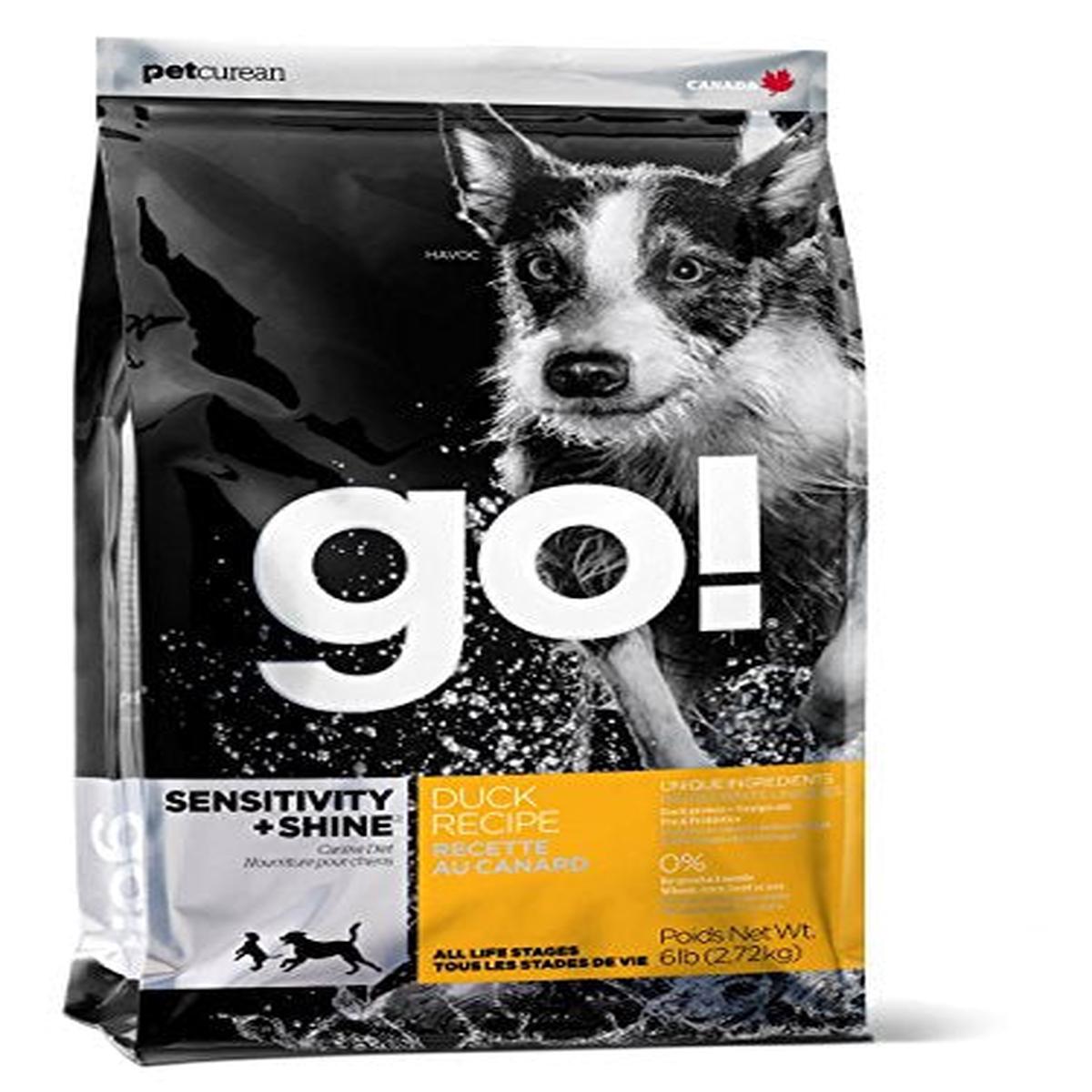 Petcurean Go! Sensitive Plus Shine Duck Pate Dog Food - 12LB (3)