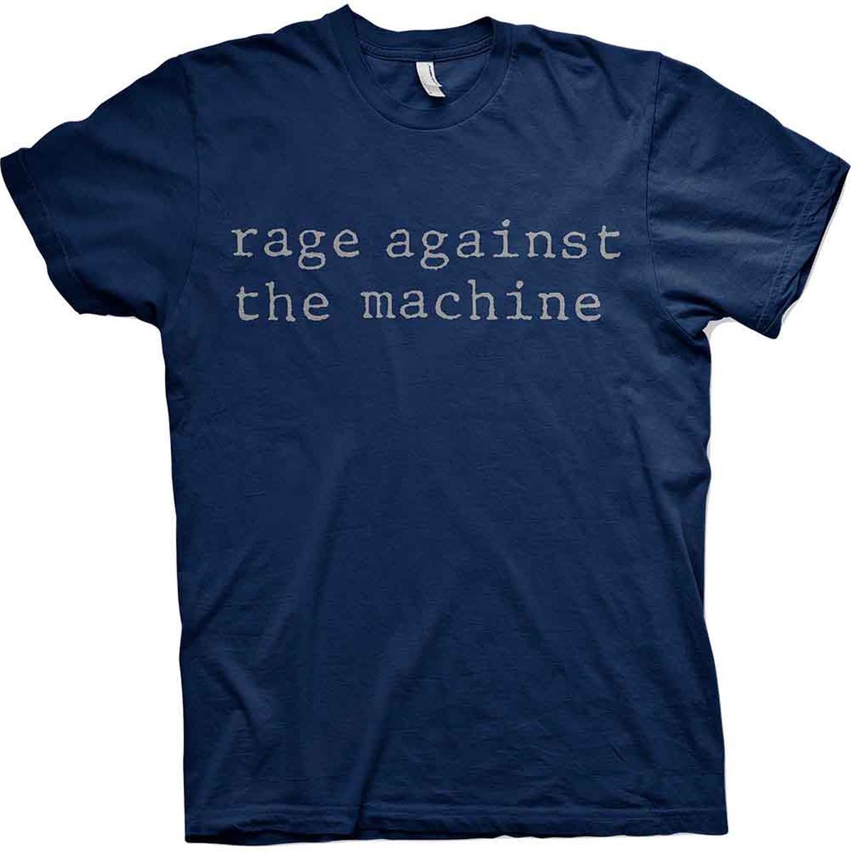 Rage Against The Machine Original Logo - Blue | XL