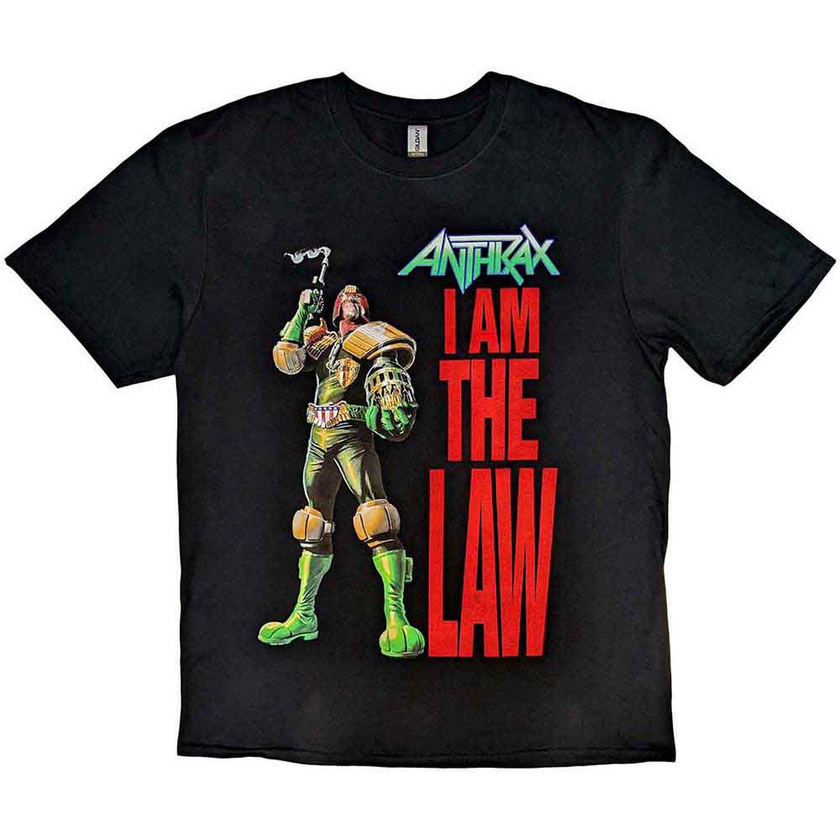Anthrax I am the Law - Black | 2XL