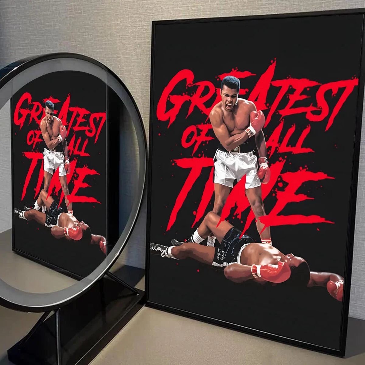 1PC Muhammad Ali Poster Poster Paper Print Home Living Room Bedroom Entrance Bar Cafe Art Painting Decoration - z8 | 10x15cm No Frame