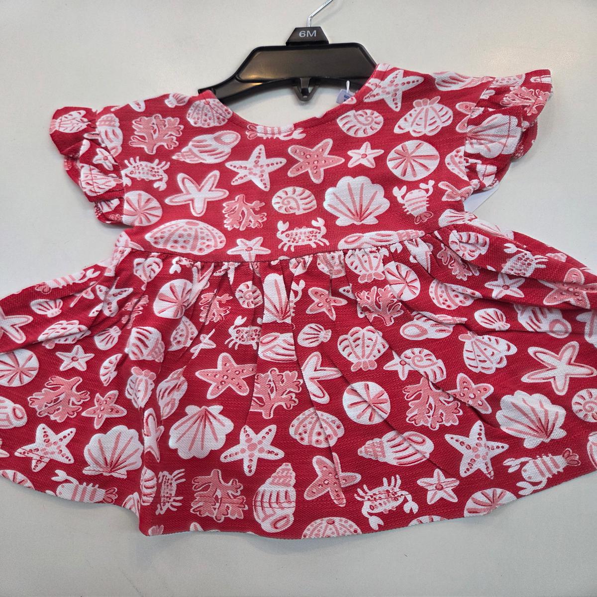 Seashell Knit Dress - 12 month