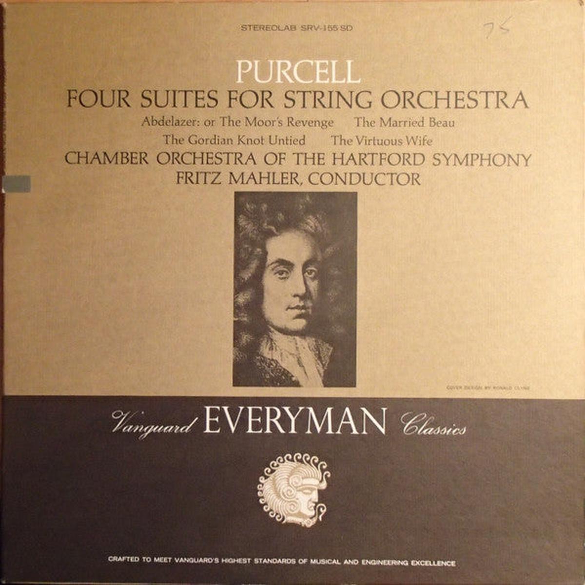 Henry Purcell : Chamber Orchestra Of The Hartford Symphony, Fritz Mahler - Four Suites For String Orchestra (LP) (VG+)