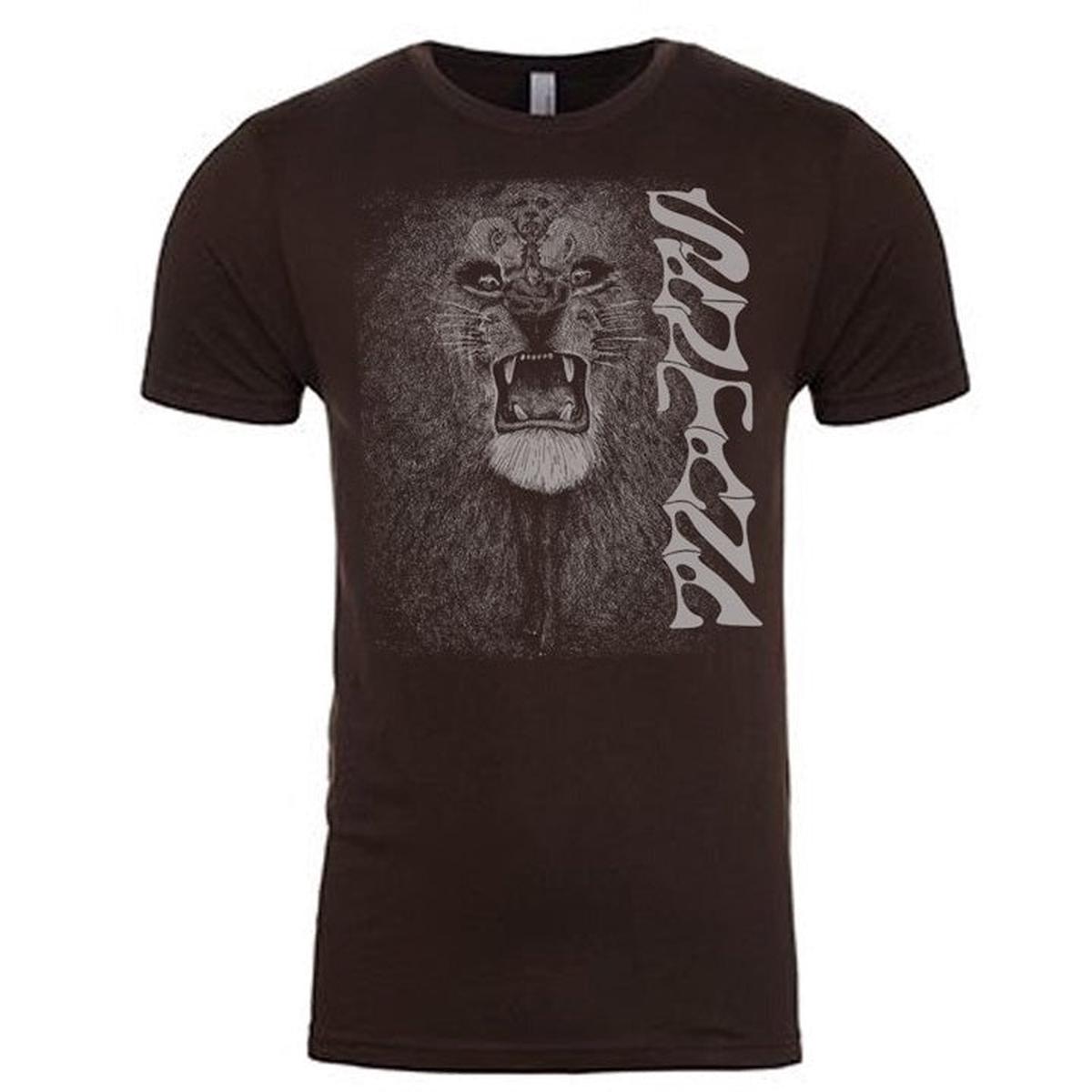 Santana - Classic All Over Lion T-Shirt - DK BRN | XL