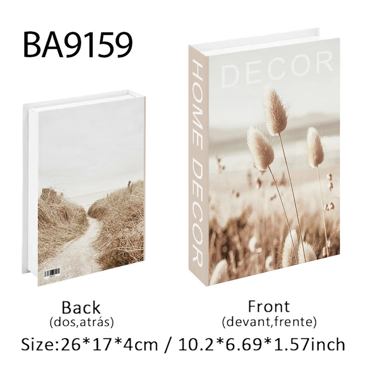 Bauhaus Decorative Books Open Luxury Fake Book Storage Box Home Decor Matisse Boho Monet Coffee Table Shelf Interior Decoration - BA9159 | NOT OPEN