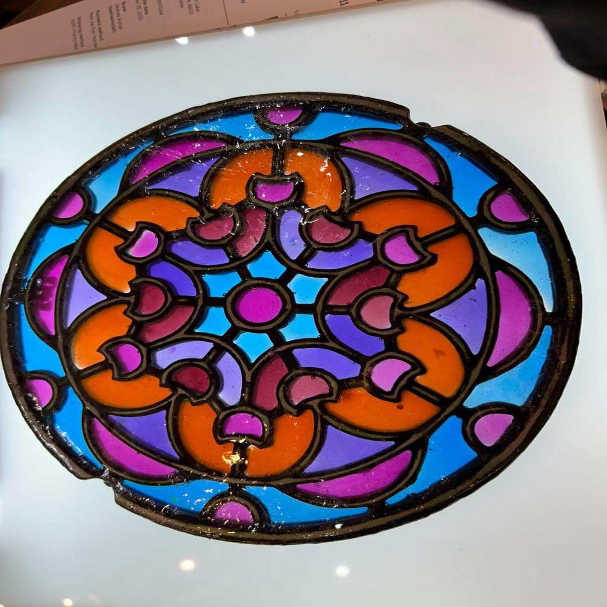 Cast iron window decoration