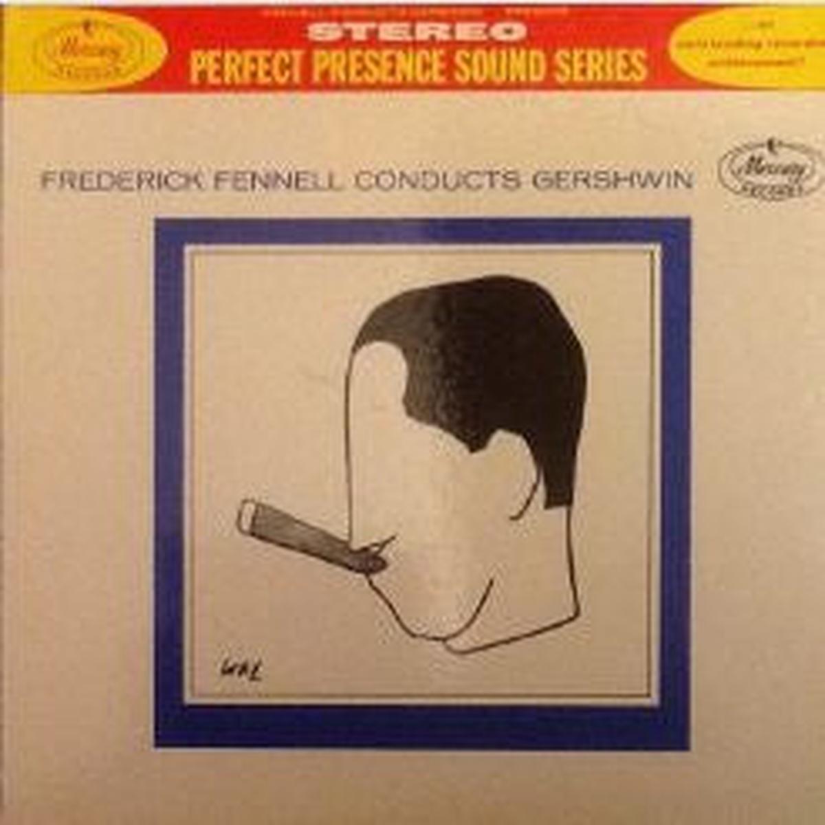 Frederick Fennell And Orchestra - Frederick Fennell Conducts Gershwin (LP) (VG+)