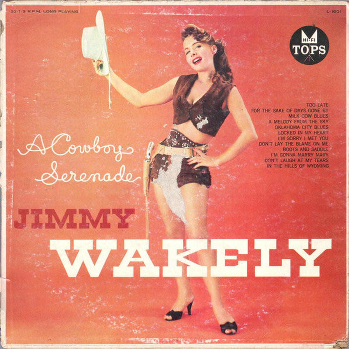 Jimmy Wakely - A Cowboy Serenade (LP, Mono) (VG)