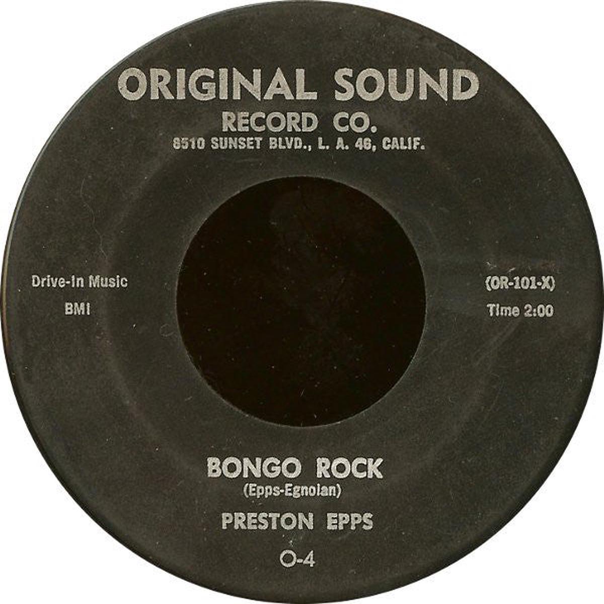 Preston Epps - Bongo Rock / Bongo Party (7", Single) (VG)