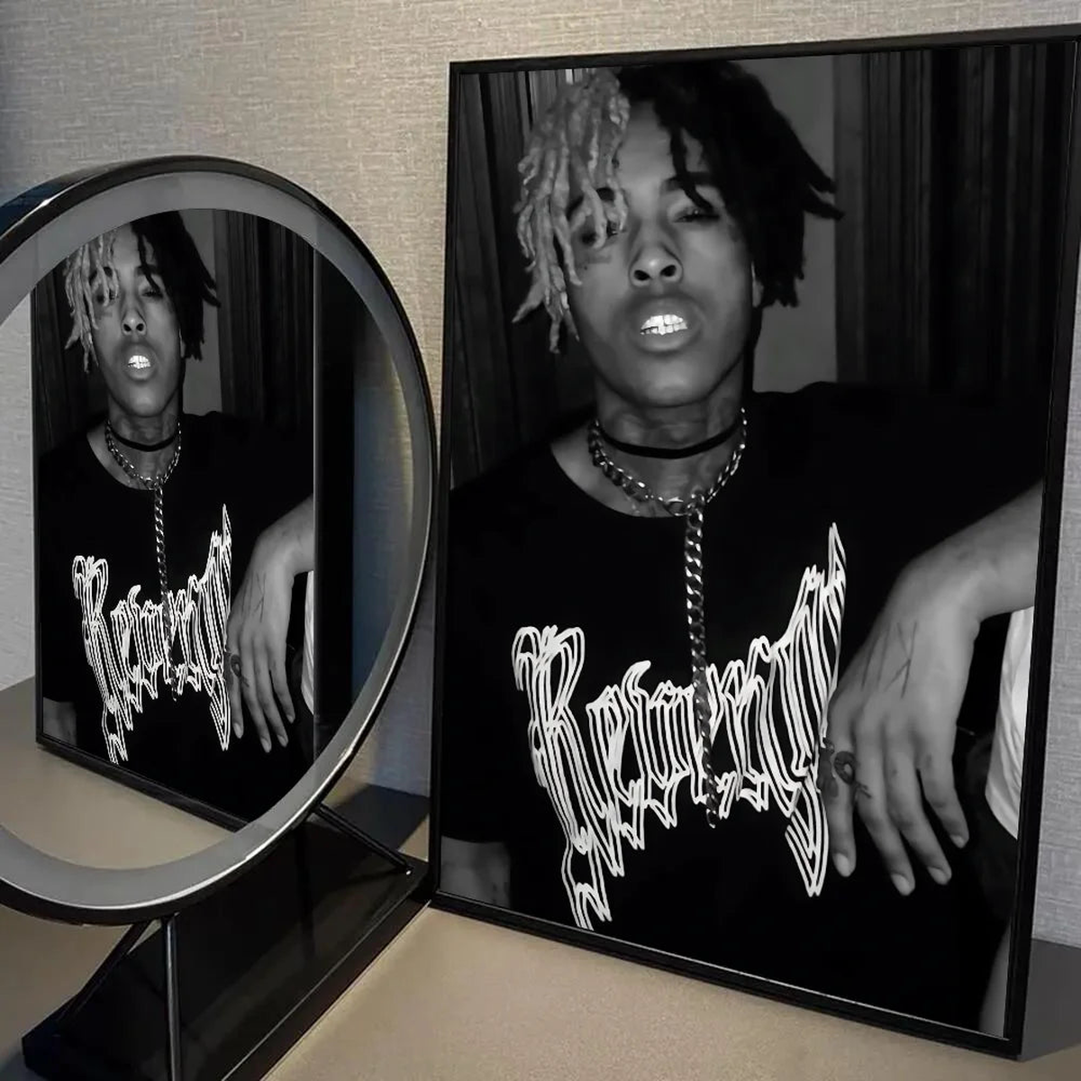 1PC XXXTentacions 17 Poster Self-adhesive Art Waterproof Paper Sticker Coffee House Bar Room Wall Decor - 40x60cm No Frame | z1