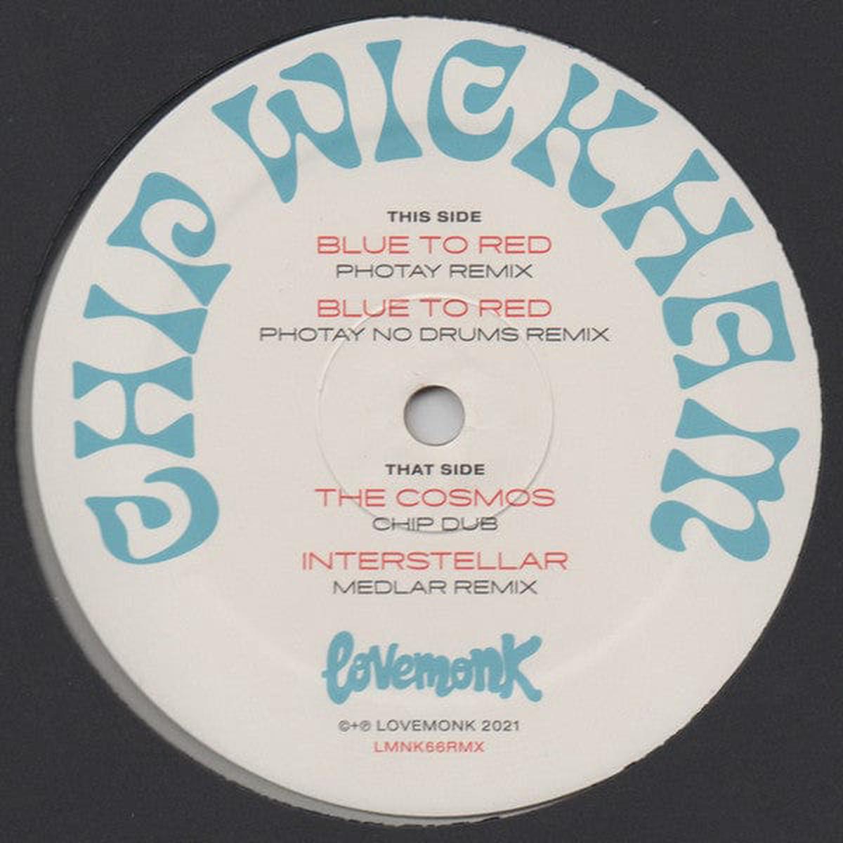 Chip Wickham - Blue To Red Remixed (12") (Clear)