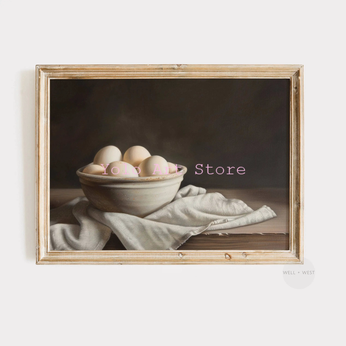Vintage Still Life Coffee Croissant Lemons Fruit Tea Pot Posters and Prints Canvas Printing Wall Art Picture for Kitchen Decor - 30X40cm Unframed | 21