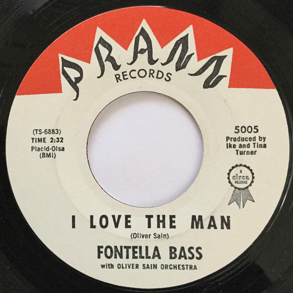 Fontella Bass With Oliver Sain's Orchestra - I Love The Man (7", Single) (VG+)