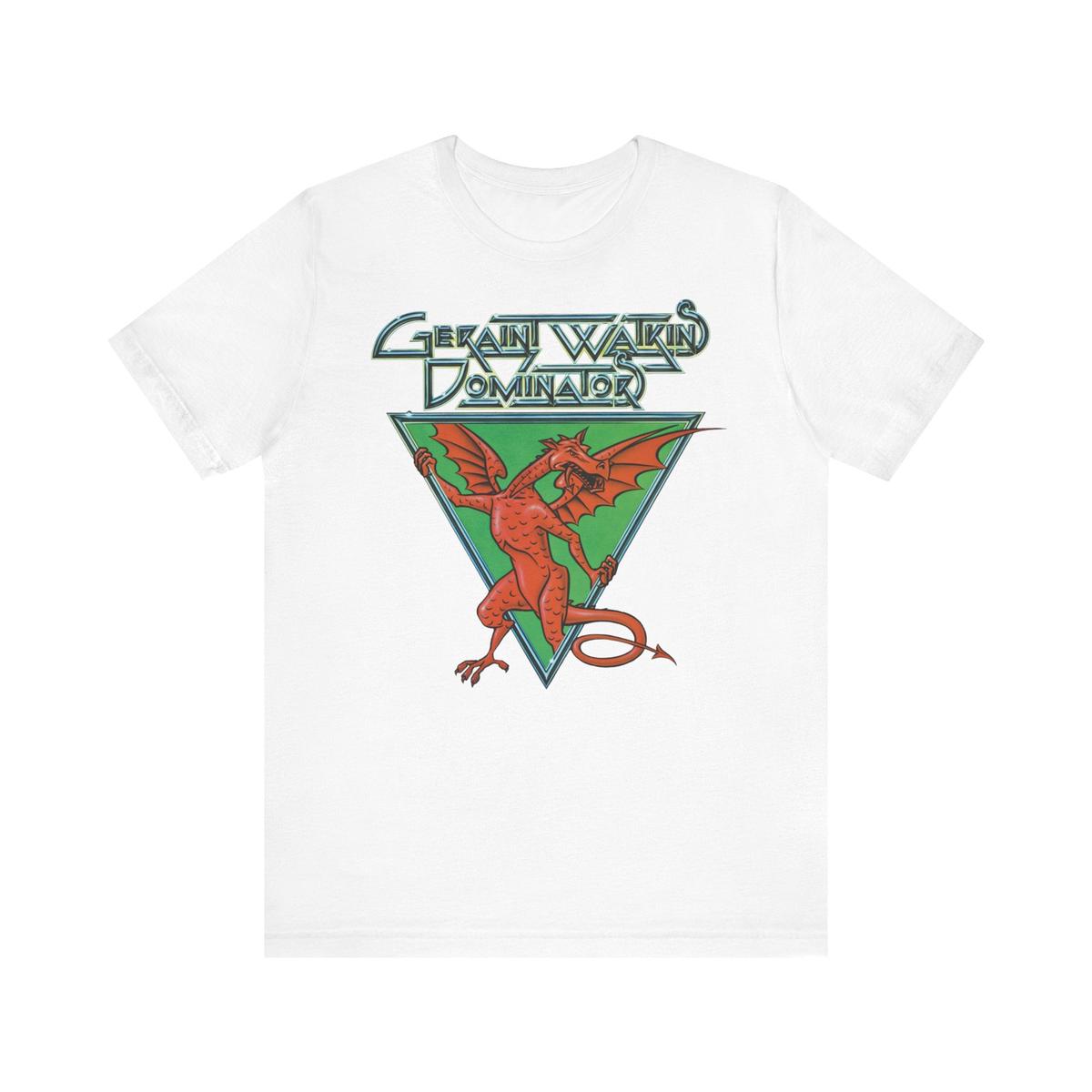 Geraint Watkins & the Dominators - Welsh dragon t-shirt - White | S