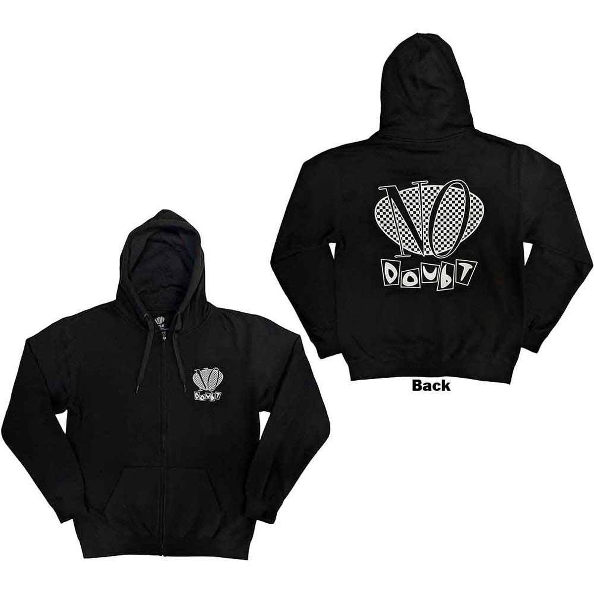 No Doubt Checker Logo - Black | XL
