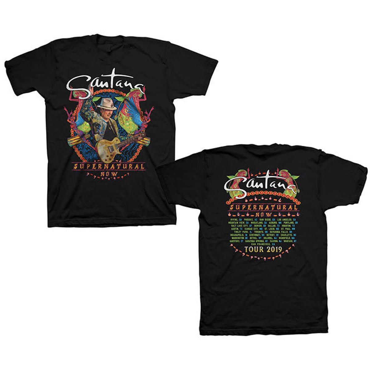 Santana - Supernatural Now 2019 Tour T-Shirt - 3XL