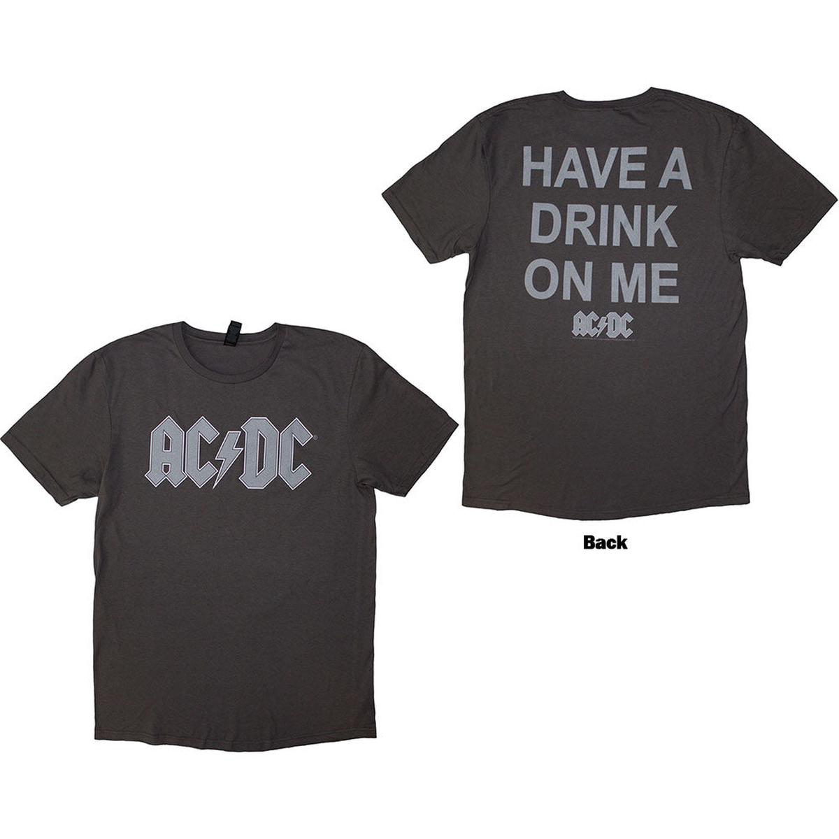 AC/DC Have A Drink On Me - Grey | XL