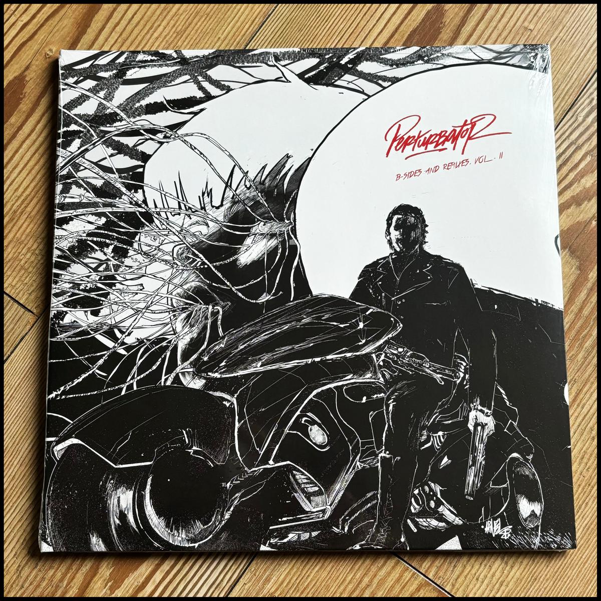 PERTURBATOR: B-SIDES AND REMIXES VOL. II double LP (2 x vinyl, dark synthwave) *new, sealed*