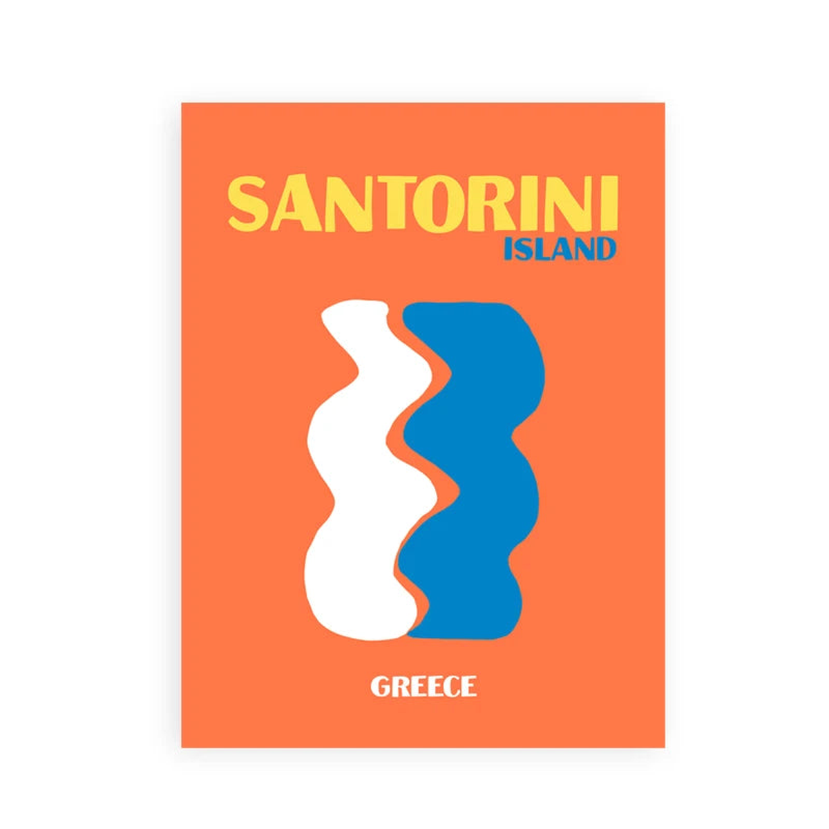 Preppy Color Travel Posters Miami Bondi Palms Ibiza Mykonos Capry Art Print Minimalist Nordic Canvas Painting Living Room Decor - ePC12162 | A3 30x42 cm No Frame