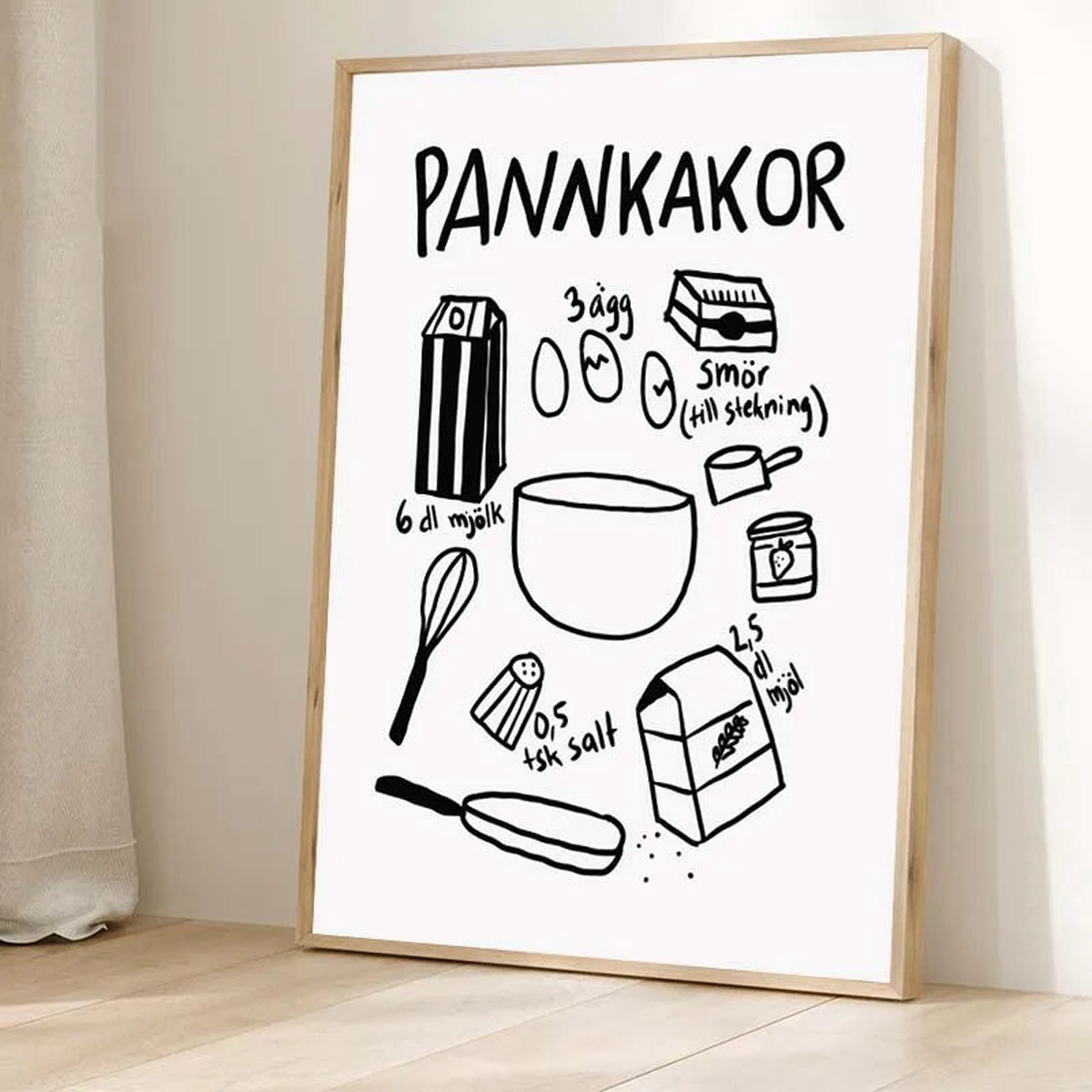Cafe Morning Breakfast Pasta Coffee Club Kitchen Retro Food Poster Canvas Printing Chef Wall Art Pictures Home Decor No Frame - 9 | 20x30cm No Frame