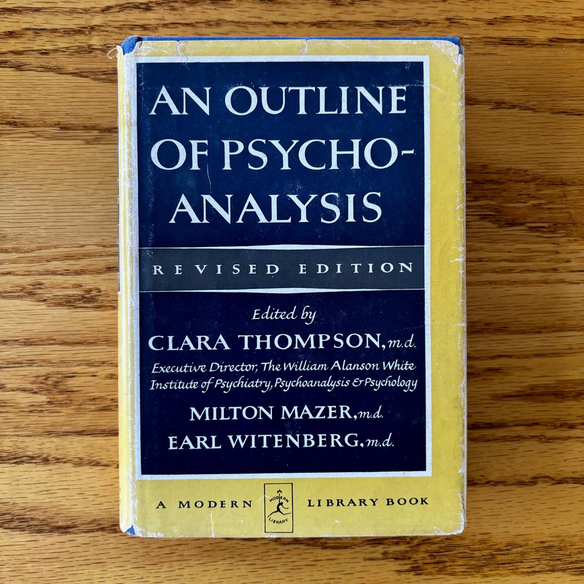 Clara Thompson - An Outline of Psychoanalysis - Modern Library