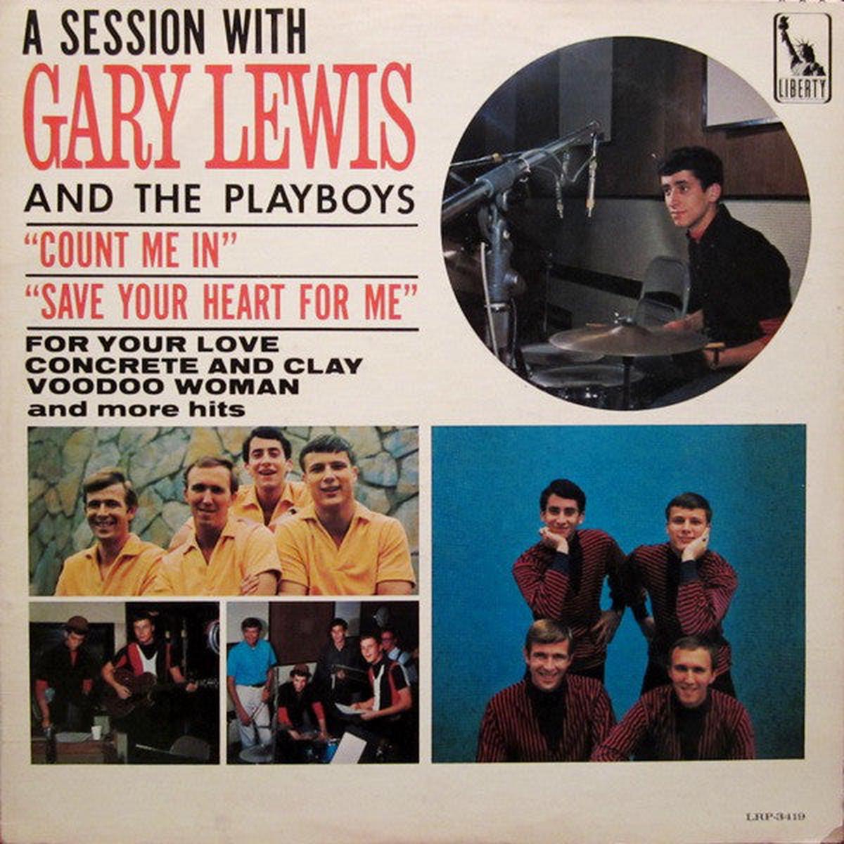 Gary Lewis & The Playboys - A Session With Gary Lewis And The Playboys (LP, Album, Mono) (VG+)